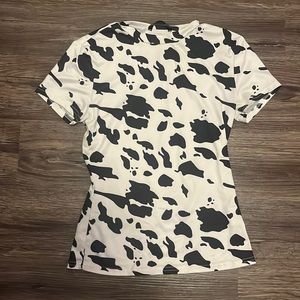 Cow print shirt